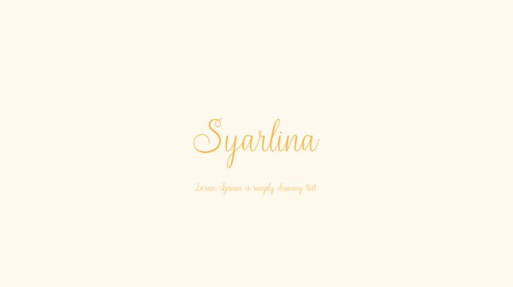 Syarlina Font