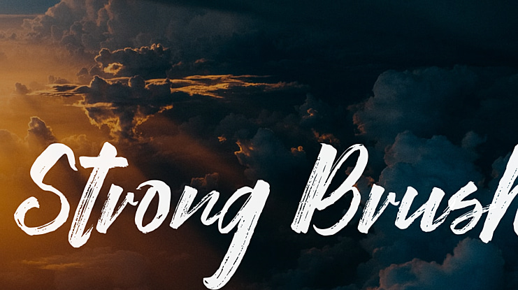 Strong Brush Font Family