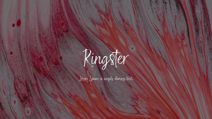 Ringster Font Family