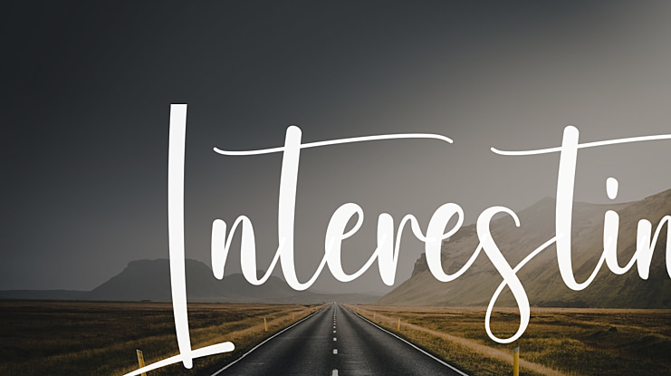 Interesting Font