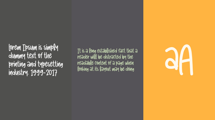 Children Writing Font