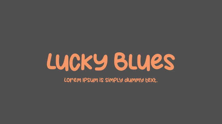Lucky Blues Font