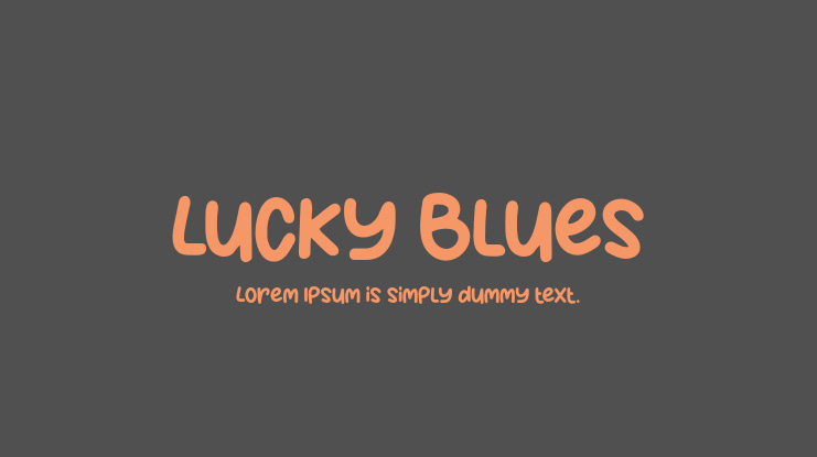 Lucky Blues Font