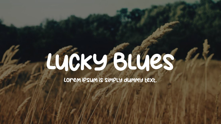 Lucky Blues Font