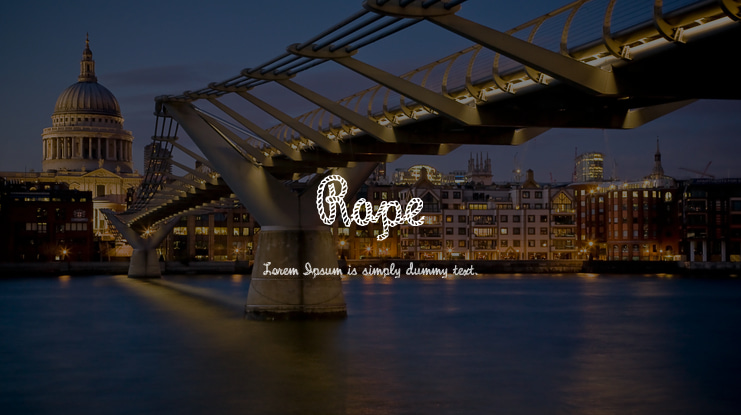 Rope Font