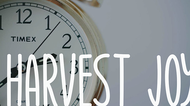 Harvest Joy Font