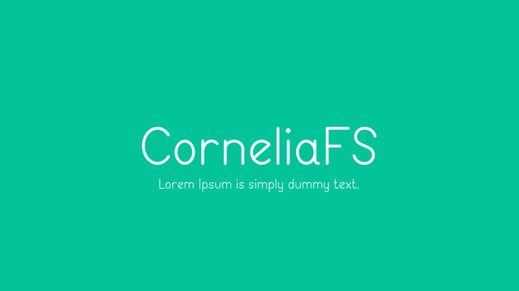 CorneliaFS Font