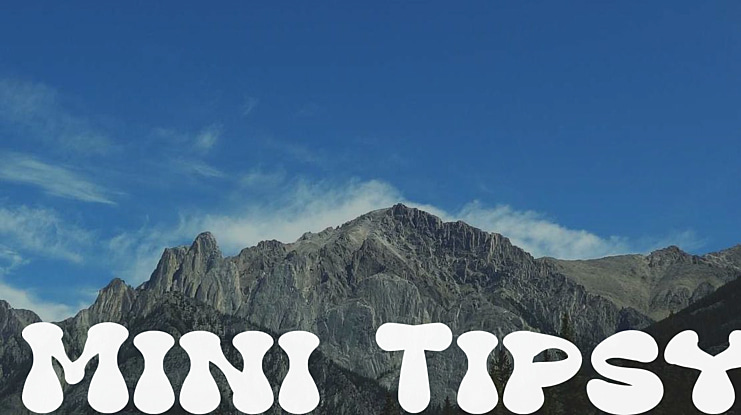 Mini Tipsy Font