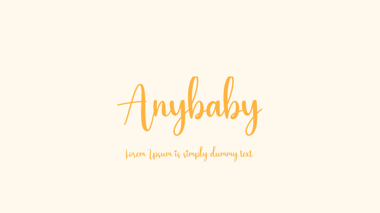 Anybaby Font