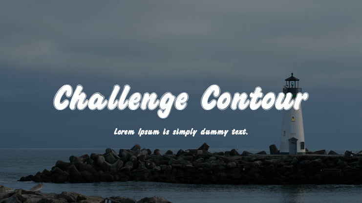 Challenge Contour Font Family