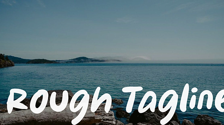 Rough Tagline Font