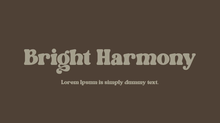 Bright Harmony Font