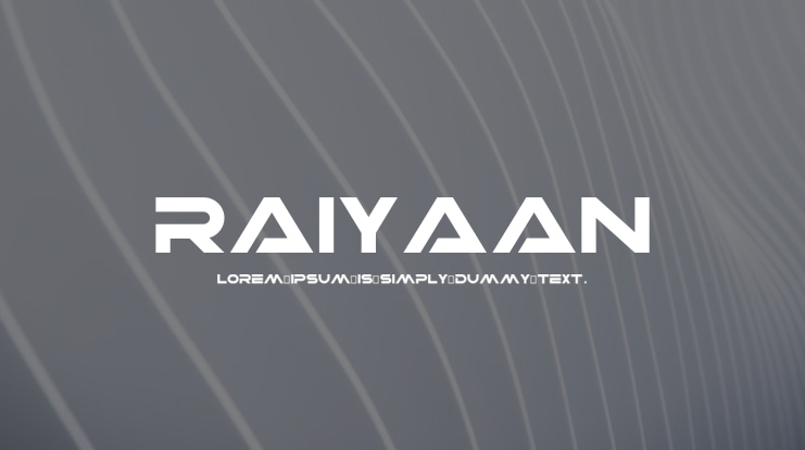 Raiyaan Font
