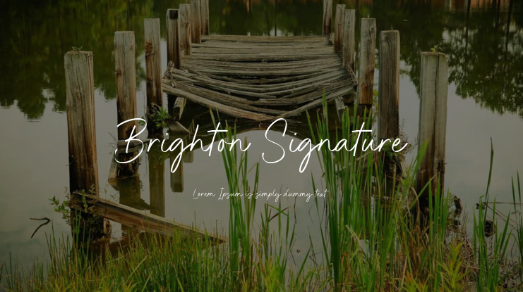 Brighton Signature Font