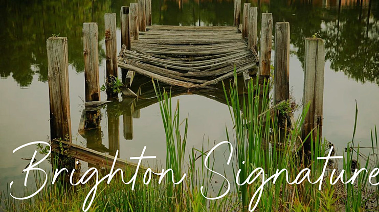 Brighton Signature Font