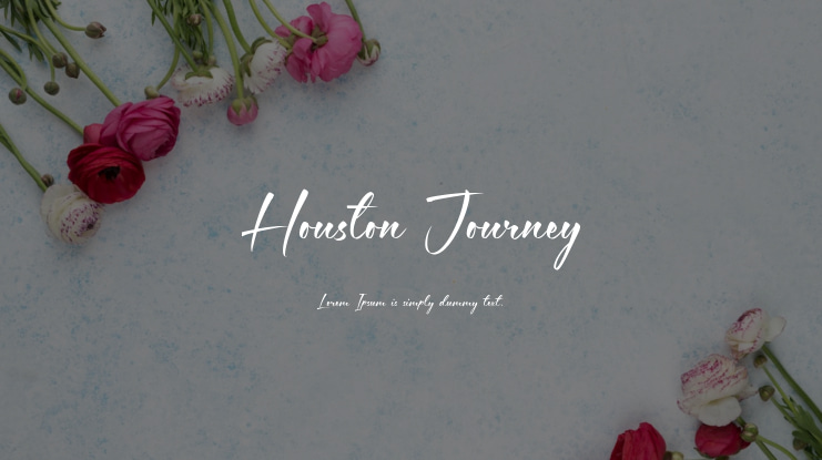 Houston Journey Font
