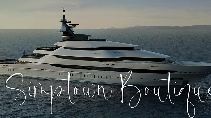 Simptown Boutique Font