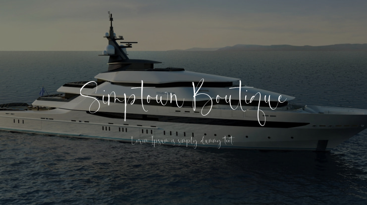Simptown Boutique Font