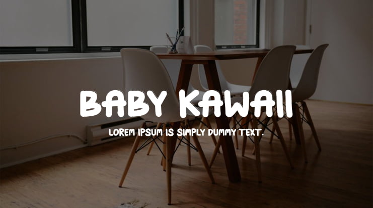 Baby Kawaii Font
