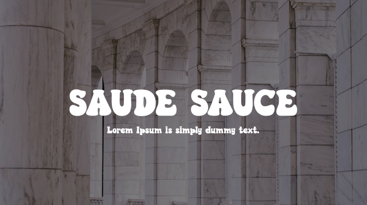 SAUDE SAUCE Font