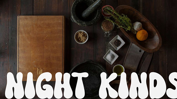 NIGHT KINDS Font