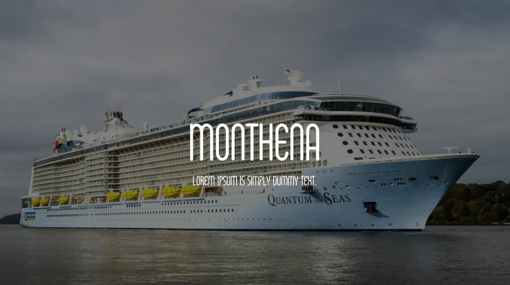 Monthena Font