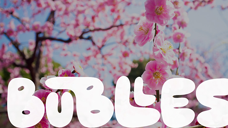 BUBLLES Font