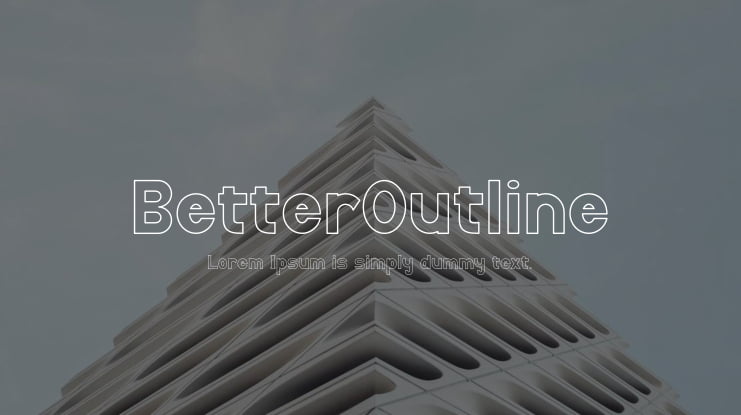 BetterOutline Font