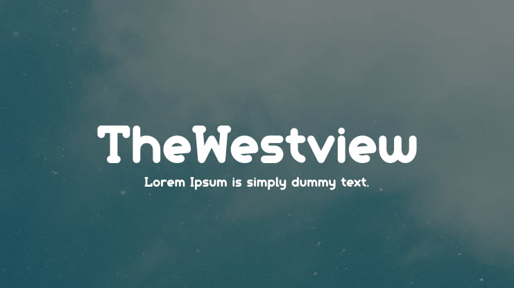 TheWestview Font
