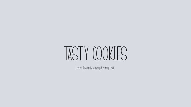 TASTY COOKIES Font Family