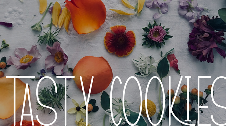 TASTY COOKIES Font Family