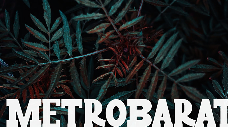MetroBarat Font