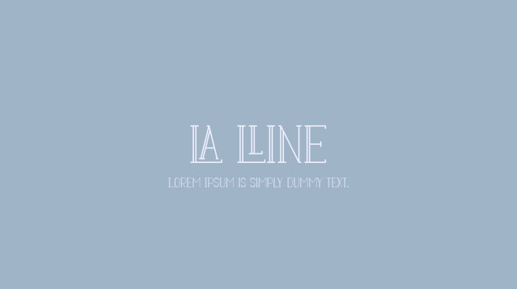 LA LLINE Font