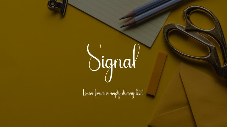 Signal Font