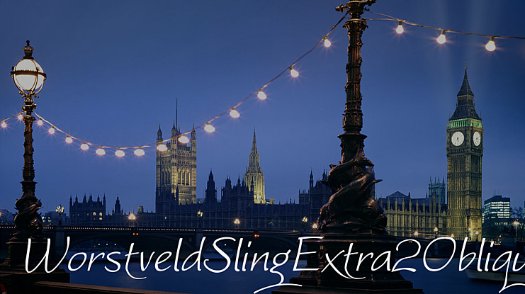 Worstveld Sling Extra Font Family