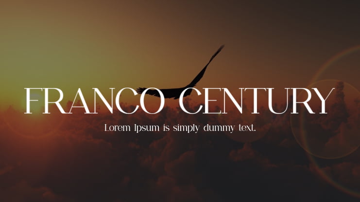 FRANCO CENTURY Font Family
