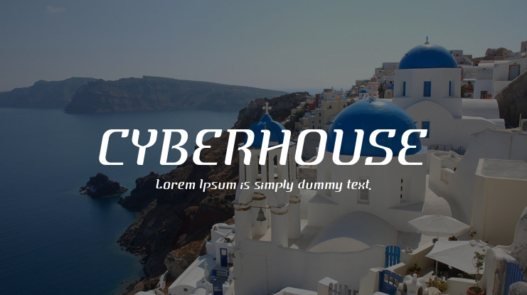 CYBERHOUSE Font