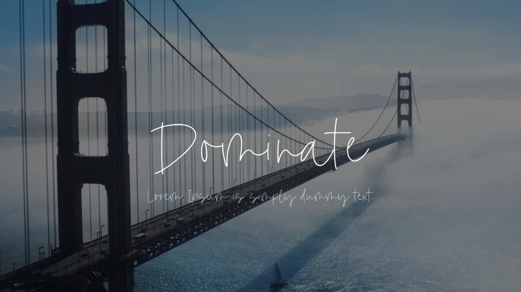 Dominate Font