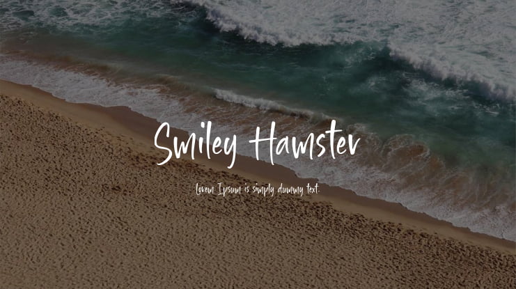 Smiley Hamster Font