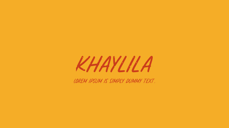 Khaylila Font