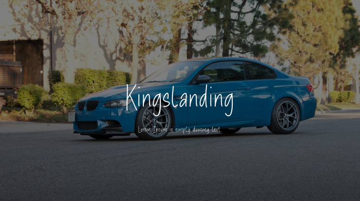 Kingslanding Font