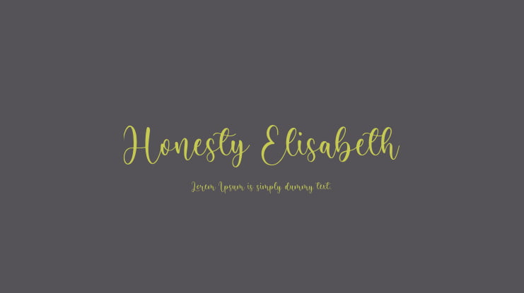 Honesty Elisabeth Font
