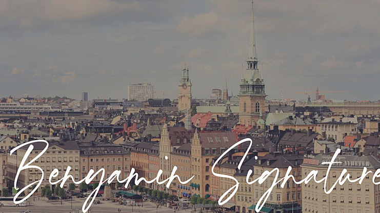 Benyamin Signature Font