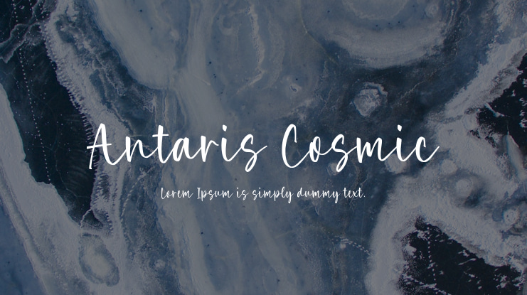 Antaris Cosmic Font