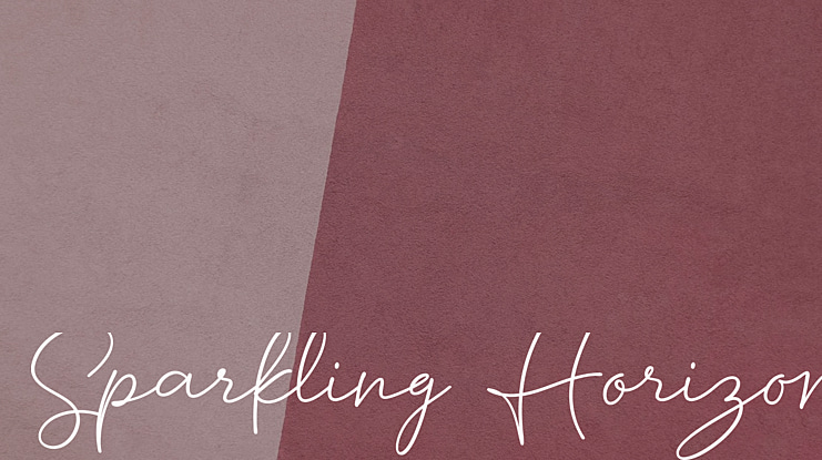 Sparkling Horizon Font