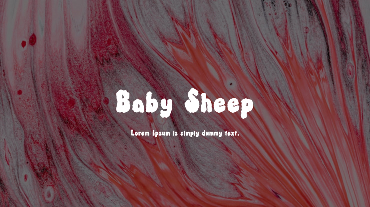 Baby Sheep Font