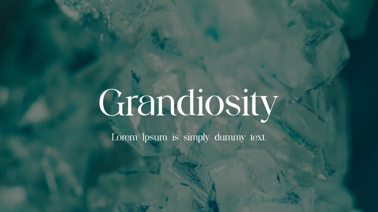 Grandiosity Font Family