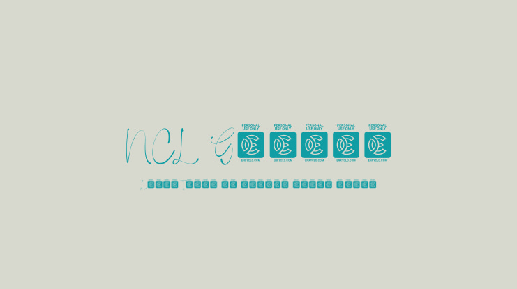 NCL Gispon Font