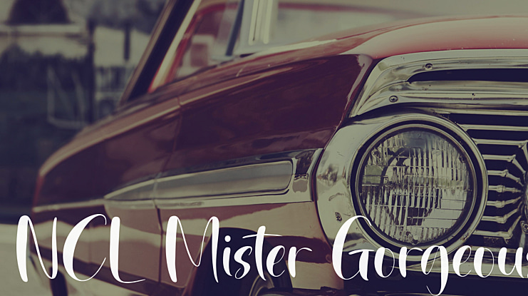 NCL Mister Gorgeous Font