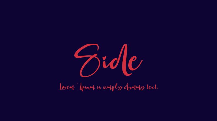 Side Font